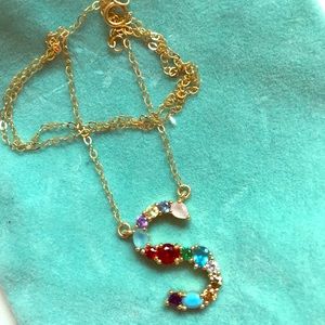 Initial Necklace ‘S’